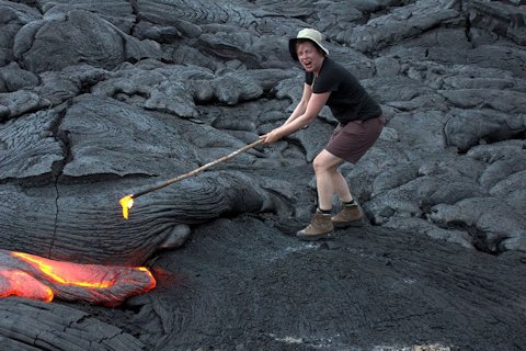 spelen met lava